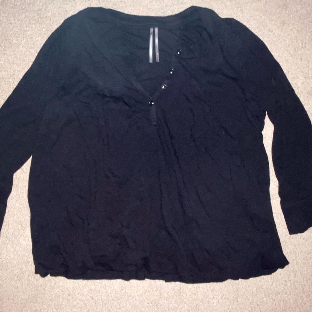 Anthropologie cute black top!